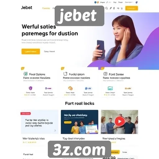 Novo design e usabilidade do site jebet